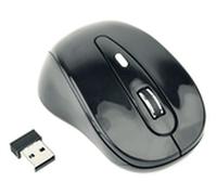 MOUSE WIRELESS GEMBIRD MUSW-6B-01, Collegamento RF Wireless, Scrolling a Rotella, Risoluzione max 1600 dpi, Nero, Grigio