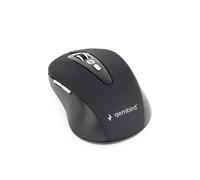 MOUSE WIRELESS GEMBIRD MUSWB-6B-01, Collegamento Bluetooth, Scrolling a Rotella, Risoluzione max 1600 dpi, forma ergonomica, Nero
