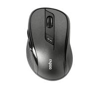 MOUSE WIRELESS HAMA M500 Silent, Collegamento RF Wireless + Bluetooth, Ingresso: Otticamente a mezzo LED, Scrolling a Rotella, Risoluzione max 1600 dpi, forma ergonomica, Nero