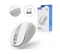 Hama Mouse Ottico SS Filo 6 Pulsanti WM-400, Silenzioso, Bianco