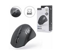 MOUSE WIRELESS HAMA WM900, Tasti: 10, RF senza fili, Bluetooth, Collegamento Bluetooth 5.2, RF 2.4 GHz, 1x USB-A (ricevitore), Scrolling a Rotella, Risoluzione max 3200 dpi, forma ergonomica, Nero, Gr