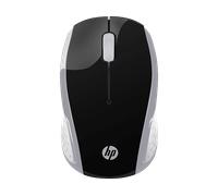 MOUSE WIRELESS HP 200, Collegamento Wireless, Ingresso: Otticamente a mezzo LED, Risoluzione max 1000 dpi, Pike Silver