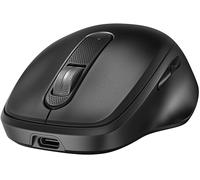HP 510 Mouse Ricaricabile Ultraveloce, Supercondensatore USB-C Ricaricabile, Autonomia fino a 30 giorni, Sensore fino a 1600 dpi, Rotella 2D, Impugnatura testurizzata, Design Compatto, Nero