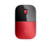 MOUSE WIRELESS HP Z3700 Red Wireless, Collegamento RF Wireless, Ingresso: Otticamente a diodi laser, Scrolling a Rotella, Risoluzione max 1200 dpi, Nero, Rosso