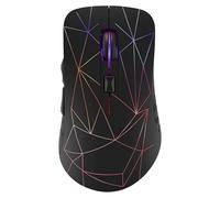 Mouse wireless innovativo, mouse Bluetooth a 4 modalità per un passaggio fluido tra i dispositivi, mouse silenzioso con luci RGB per uno spazio di