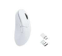 MOUSE WIRELESS KEYCHRON M3 Mini, Collegamento Cablato, Senza fili, Bluetooth, Scrolling a Rotella, Risoluzione max 26000 dpi, forma ergonomica, Bianco