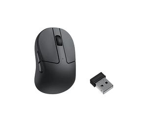 MOUSE WIRELESS KEYCHRON M4, Tasti: 6, RF , Bluetooth, USB TypeC, Collegamento RF Wireless, Bluetooth 5.3, USB Type-C, USB tipo A (ricevitore), Scrolling a Rotella, forma ergonomica, Nero