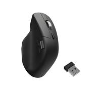 Keychron Mouse wireless Bluetooth M6 8000 Hz 2,4 GHz/connessione cablata, corpo leggero programmabile PixArt 3950 sensore per Windows Mac Linux - nero
