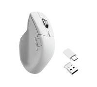 MOUSE WIRELESS KEYCHRON M6, Tasti: 6, RF , Bluetooth, USB Type-C, Collegamento RF Wireless, Bluetooth 5.3, USB Type-C, Scrolling a Rotella, forma ergonomica, Bianco