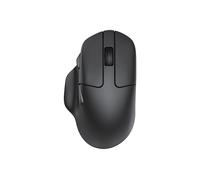 Keychron M7 Mouse senza fili per computer, 26K DPI ottico, 2,4 GHz/Bluetooth/Cavo con pulsante Macro 63g leggero ed ergonomico, fino a 70 ore di lavoro per laptop macOS/Windows - Nero