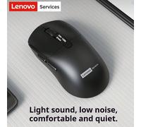Mouse wireless Lenovo N04S: connessione dual-mode 2.4G + Bluetooth, layout a 6 pulsanti, regolazione DPI a 4 livelli, ricevitore USB, compatibilità multi-dispositivo, modalità di sospensione intellige