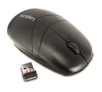 MOUSE WIRELESS LOGILINK ID0069, Collegamento RF Wireless, Scrolling a Rotella, Risoluzione max 1000 dpi, Nero