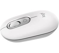 Logitech POP Mouse, mouse wireless Bluetooth compatto e portatile con pulsanti programmabili e clic discreti, Easy-Switch tra un massimo di 3 dispositivi, laptop, tablet, PC - Bianco