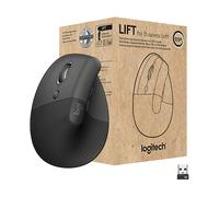 Logitech Lift for Business mouse Mancino RF senza fili + Bluetooth Ottico 4000 DPI