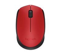 MOUSE WIRELESS LOGITECH M171 Red-K, Collegamento RF Wireless, Ingresso: Otticamente a diodi laser, Scrolling a Rotella, Risoluzione max 1000 dpi, Rosso