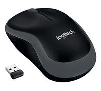 MOUSE WIRELESS LOGITECH M185, Collegamento RF Wireless, Ingresso: Otticamente a mezzo LED, Scrolling a Rotella, Risoluzione max 1000 dpi, Grigio
