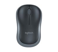 MOUSE WIRELESS LOGITECH M185, Collegamento RF Wireless, Scrolling a Rotella, Risoluzione max 1000 dpi, Grafite, Grigio