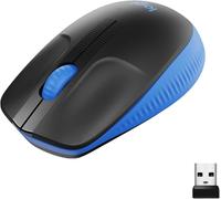 MOUSE WIRELESS LOGITECH M190 BLU RICEVITORE USB PC MAC LAPTOP WIFI DESKTOP