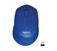 MOUSE WIRELESS LOGITECH M330 Silent Plus, Collegamento RF Wireless, Ingresso: Otticamente a diodi laser, Scrolling a Rotella, Risoluzione max 1000 dpi, Blu