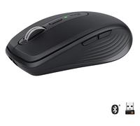 Logitech MX Anywhere 3 Mouse Compatto Performante – Wireless, Scroller Elettromagnetico, Ergonomico, Sensore 4000 DPI, Pulsanti Custom, USB-C, Bluetooth, Apple Mac, iPad, Windows PC, Linux, Chrome
