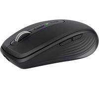 Logitech MX Anywhere 3 Mouse Compatto Performante – Wireless, Scroller Elettromagnetico, Ergonomico, Sensore 4000 DPI, Pulsanti Custom, USB-C, Bluetooth, Apple Mac, iPad, Windows PC, Linux, Chrome