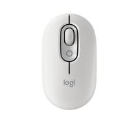 Mouse wireless Logitech POP con tasto emoji in Off-White