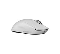 MOUSE WIRELESS LOGITECH PRO X SUPERLIGHT 2 SE, Tasti: 5, Collegamento USB Tipo C, wireless, Scrolling a Rotella, forma ergonomica, Bianco, Nero