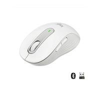 MOUSE WIRELESS LOGITECH Signature M650, Collegamento Bluetooth, Ingresso: Otticamente a diodi laser, Scrolling a Rotella, Risoluzione max 2000 dpi, forma ergonomica, Bianco