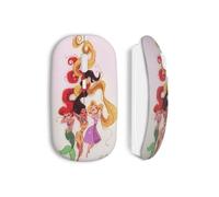 Mouse Wireless - MANIACASE - Ariel Pocahontas Rapunzel - USB Wifi - Compatibile con Mac e PC - Bianco