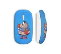Mouse Wireless - MANIACASE - Captain America - Ottico - USB wifi - Compatibile con Mac e PC