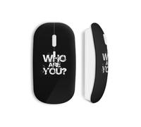 Mouse wireless - MANIACASE - Chi sei - Nero - Chiavetta USB wifi inclusa - Compatibile con Mac e PC
