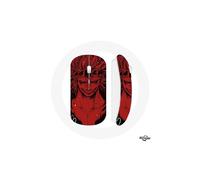 Mouse Wireless - MANIACASE - Eustass Kid - Rosso - Compatibile con Mac e PC - Chiavetta USB wifi inclusa