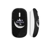 Mouse wireless - MANIACASE - Neverland Peter Pan - Nero - USB wifi - Compatibile con Mac e PC
