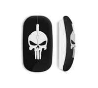 Mouse Wireless - MANIACASE - The Punisher - Colore Nero - Chiavetta USB Wifi inclusa - Compatibile Mac e PC