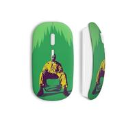 Mouse Wireless - MANIACASE - Walter White - Compatibile con Mac e PC - Chiavetta USB WiFi - Colore Verde