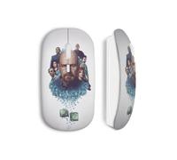 Mouse Wireless - MANIACASE - Walter White Heisenberg - Chiavetta USB wifi inclusa - Compatibile con Mac e PC - Bianco