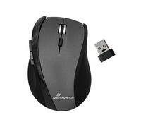 Mouse wireless MediaRange 1600 DPI USB/Bluetooth 5 pulsanti ergonomico