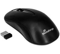MOUSE WIRELESS MEDIARANGE MROS209, Collegamento RF Wireless, Scrolling a Pulsanti, Risoluzione max 1200 dpi, Nero