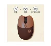 Mouse wireless Mofii Cute Cat 2.4G, ricevitore USB Plug and Play, 3 DPI regolabili, compatibile con laptop, PC, computer