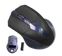 Mouse wireless per laptop sottile, ricevitore plug-and-play, tracciamento ottico ad alta precisione, modalità di spegnimento automatico a risparmio energetico, forma compatta portatile | Periferica