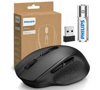 Mouse wireless PHILIPS per laptop, clic silenzioso, 4000 DPI ad alta precisione
