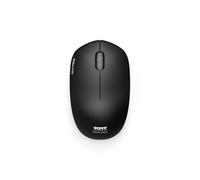 Port Connect Wireless Collection, mouse wireless USB-A, 2,4 GHz, 1600 DPI, nero