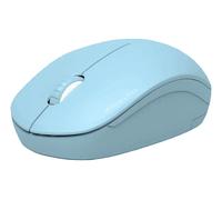 Port Connect Mouse Wireless PC Wireless 2.4 GHz Collection 2 per Computer - sensore Ottico 1600 dpi - 3 Pulsanti - Compatto. ambidestro e Silenzioso Azur Blu