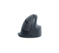 R-Go HE Basic - Mouse ergonomico senza fili, Bluetooth 5.0, ricaricabile, design verticale, 1600 DPI e 3 pulsanti, previene gomito del tennista/braccio RSI, per Windows/Mac, nero