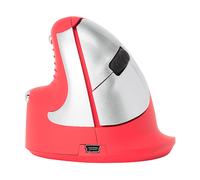 MOUSE WIRELESS R-GO TOOLS RGOHEREDL, Collegamento Bluetooth, Ingresso: Otticamente a mezzo LED, Scrolling a Rotella, Risoluzione max 2400 dpi, Rosso