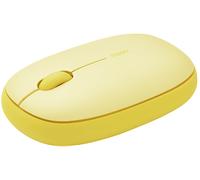 MOUSE WIRELESS RAPOO M660 Silent, Collegamento RF Wireless + Bluetooth, Ingresso: Otticamente a diodi laser, Scrolling a Rotella, Risoluzione max 1300 dpi, Giallo