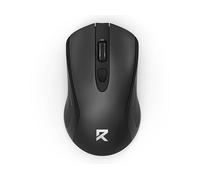 MOUSE WIRELESS REDRAGON BM-4054, Tasti: 4, RF senza fili, forma ergonomica, Collegamento RF Wireless, Scrolling a Rotellina di scorrimento, Risoluzione max 4000 dpi, forma ergonomica, Nero