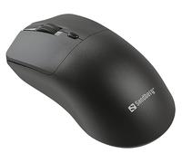 MOUSE WIRELESS SANDBERG 331-04, Collegamento RF Wireless, Scrolling a Rotella, Risoluzione max 1600 dpi, Nero