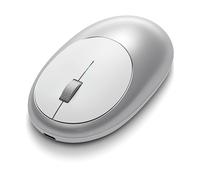 Satechi Mouse Wireless M1 Bluetooth, Argento | Ricaricabile USB-C, fino a 45 giorni di autonomia, in alluminio opaco, 1200 DPI, per MacBook, Windows e altro