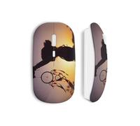 Mouse Wireless - Sogni D'oro - Donna - Bianco - USB WiFi - Compatibile Mac e PC